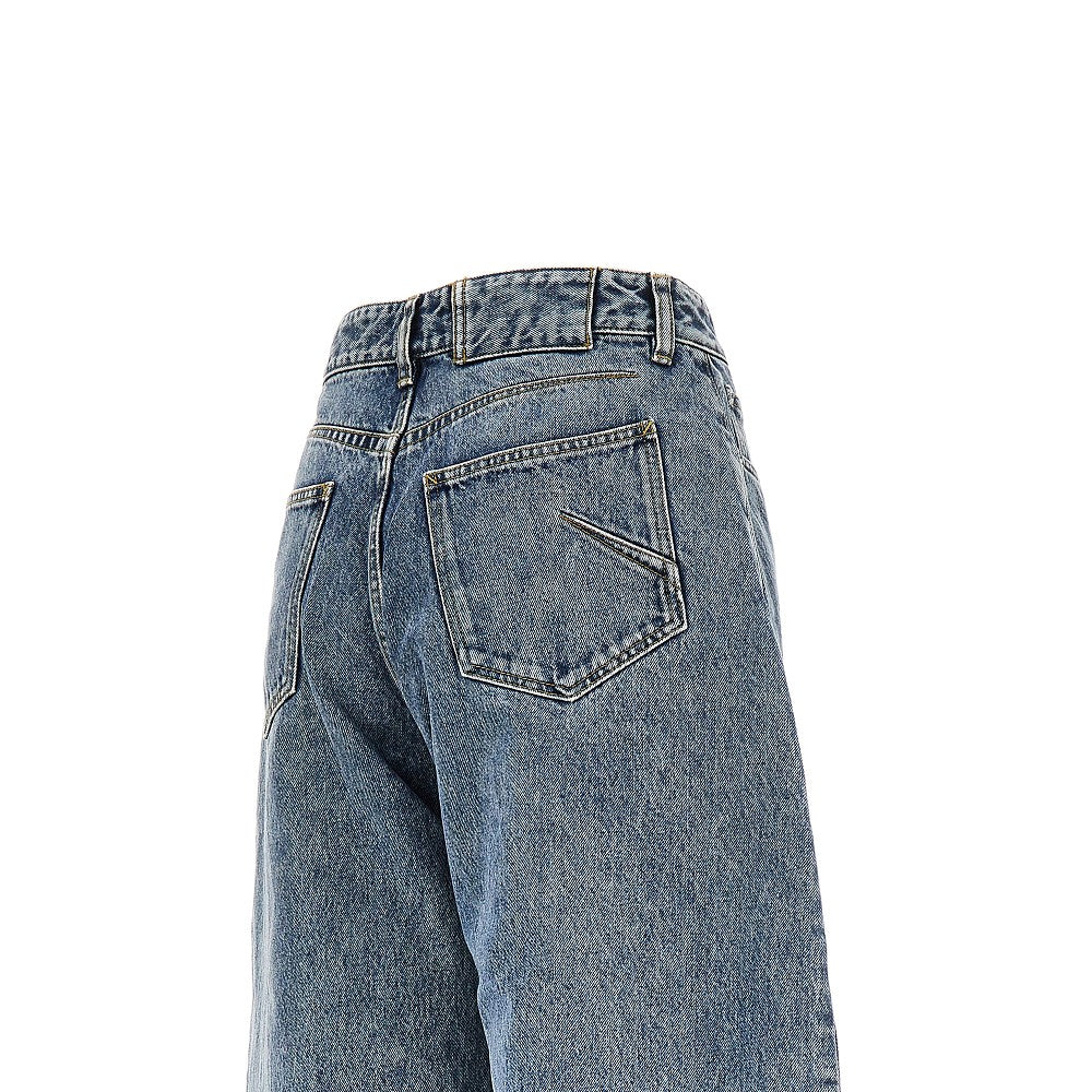 ALAIA Curved five-pocket jeans