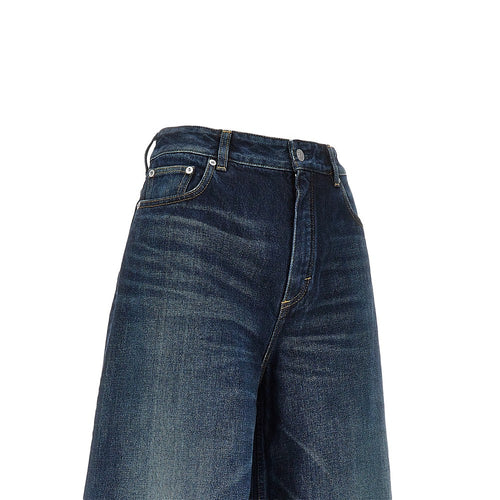 ALAIA Denim palazzo shorts