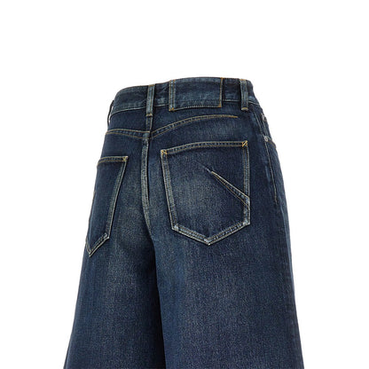ALAIA Denim palazzo shorts