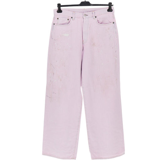 ACNE Cotton-blend denim wide-leg jeans