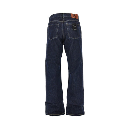 FENDI Dark wash Regular fit jeans