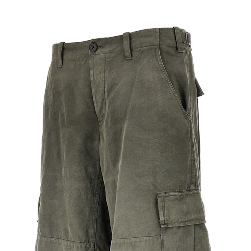 FENDI Cotton bermuda shorts with jacquard motif