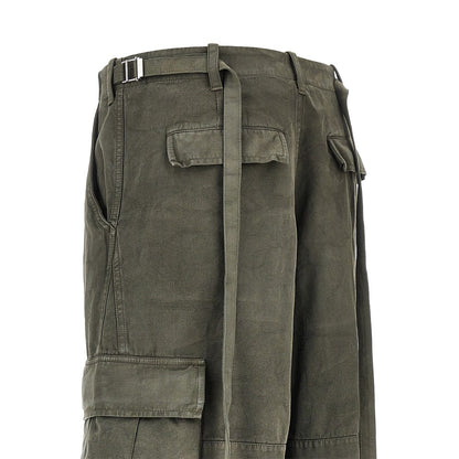 FENDI Cotton bermuda shorts with jacquard motif