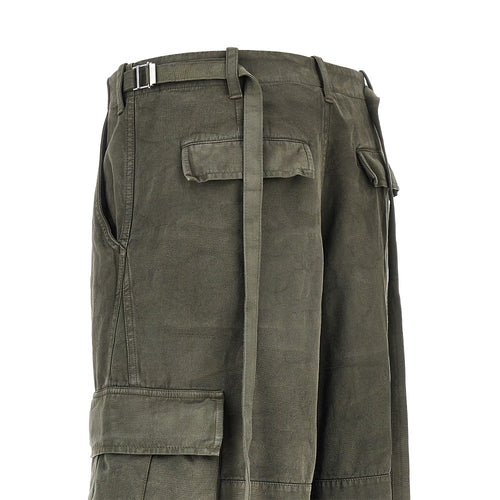 FENDI Cotton bermuda shorts with jacquard motif