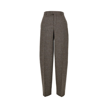 AMI Houndstooth Balloon Cut pants