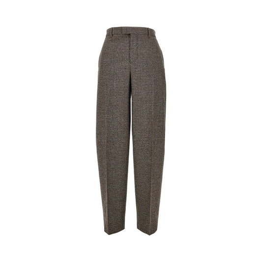 AMI Houndstooth Balloon Cut pants