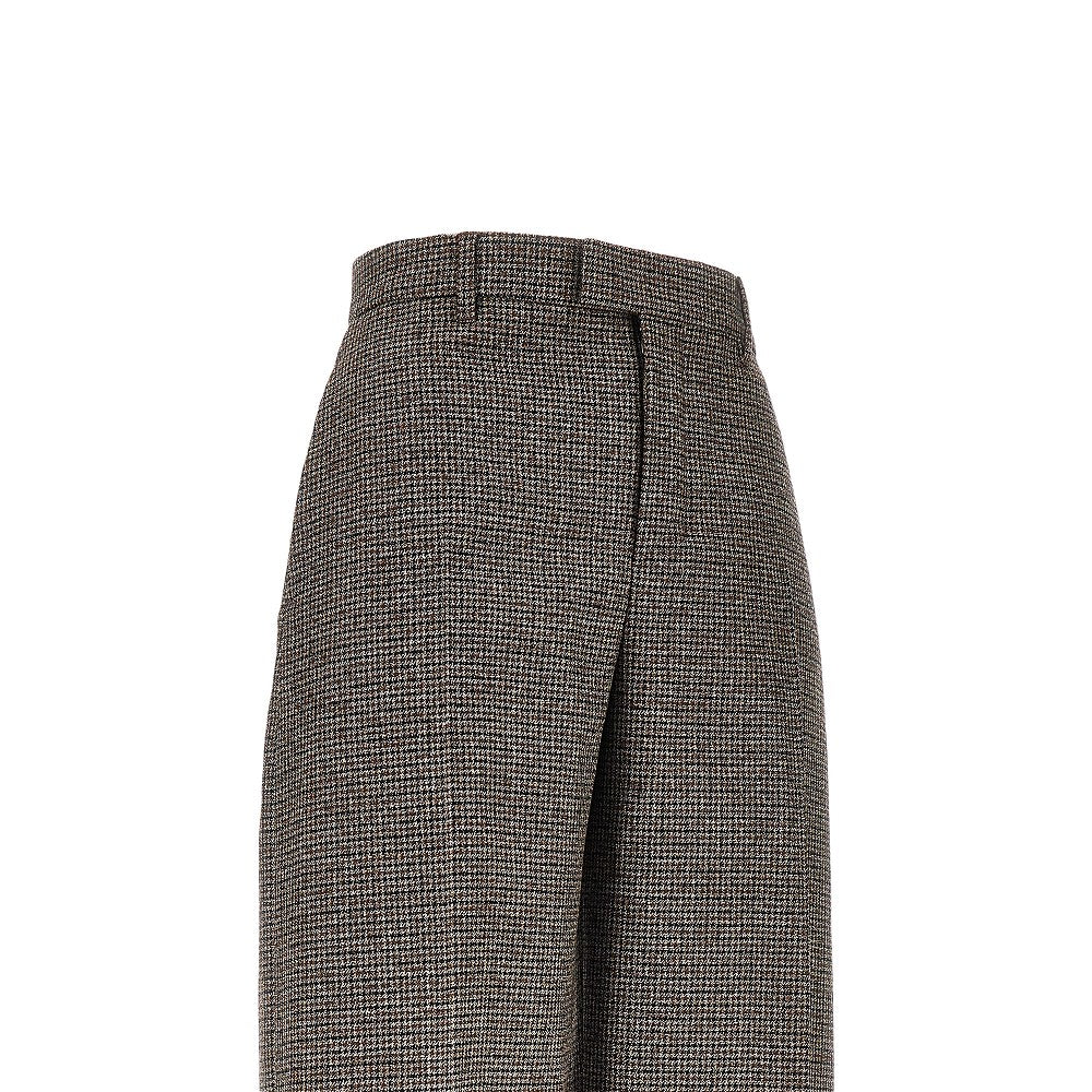 AMI Houndstooth Balloon Cut pants