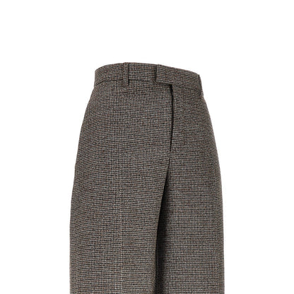 AMI Houndstooth Balloon Cut pants