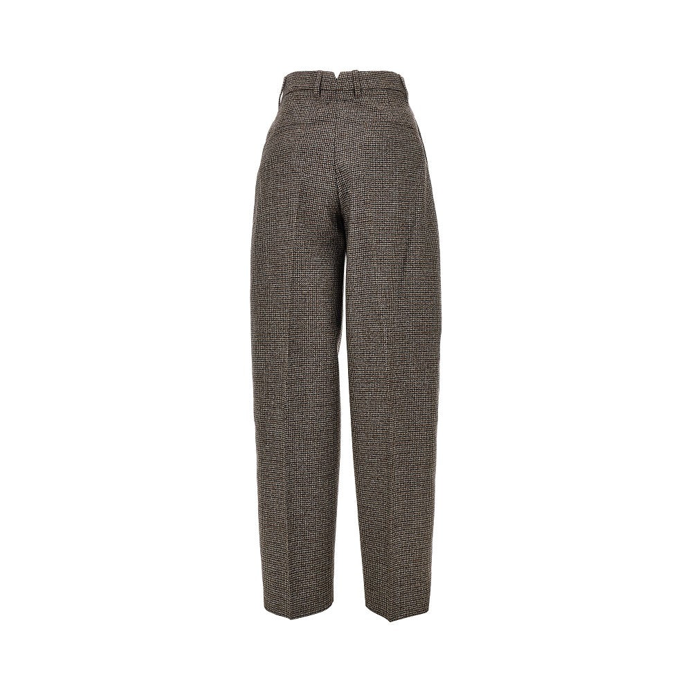 AMI Houndstooth Balloon Cut pants