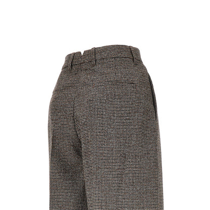 AMI Houndstooth Balloon Cut pants