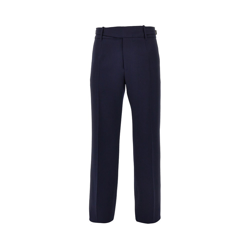 DOLCE&GABBANA Wool pants with waist straps