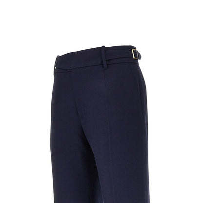 DOLCE&GABBANA Wool pants with waist straps