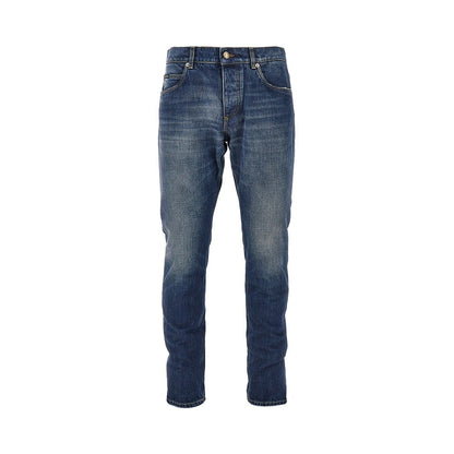DOLCE&GABBANA Regular Fit jeans with logo plate