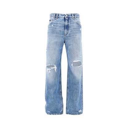 DOLCE&GABBANA Distressed denim Over pants