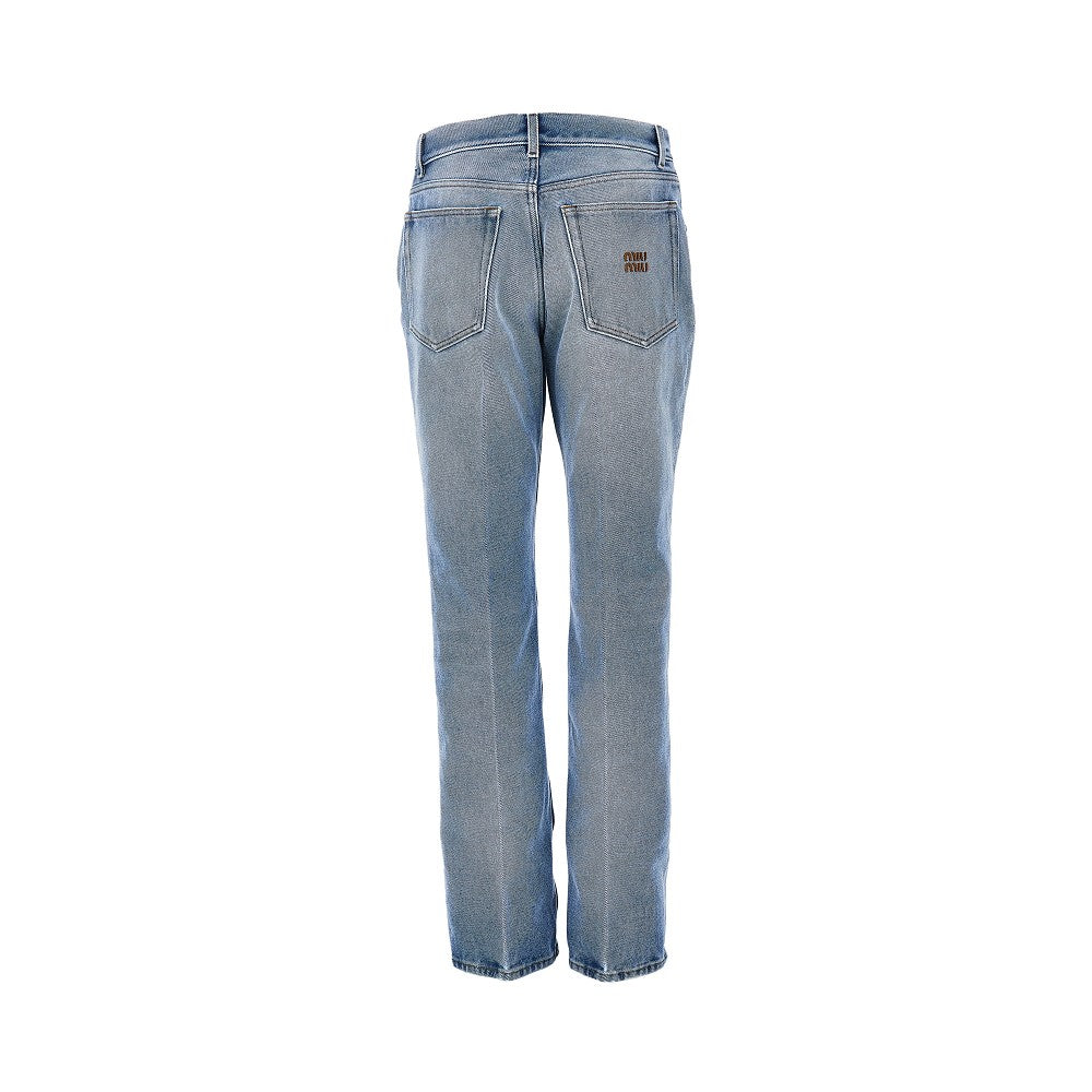 MIU MIU Wased denim pants