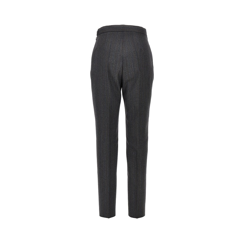 JIL SANDER Pinstriped wool tailored pants