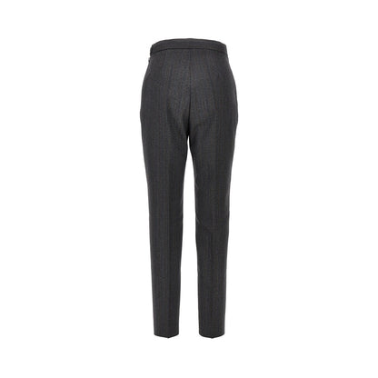 JIL SANDER Pinstriped wool tailored pants
