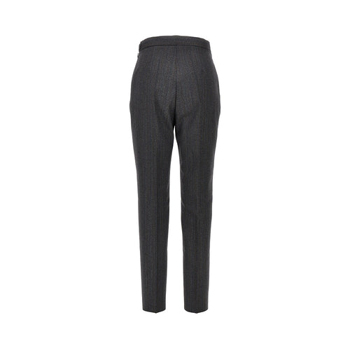 JIL SANDER Pinstriped wool tailored pants