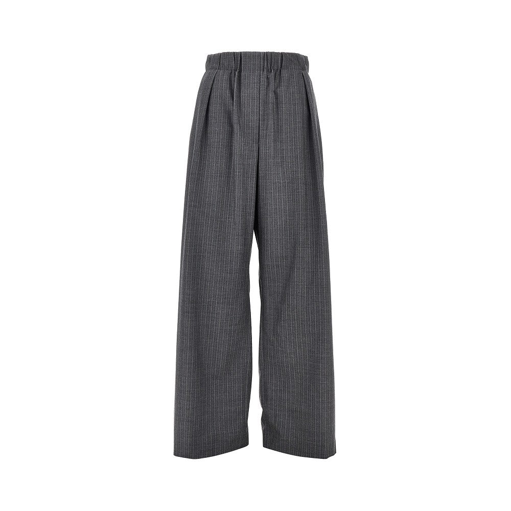 JIL SANDER Pinstriped wool pants