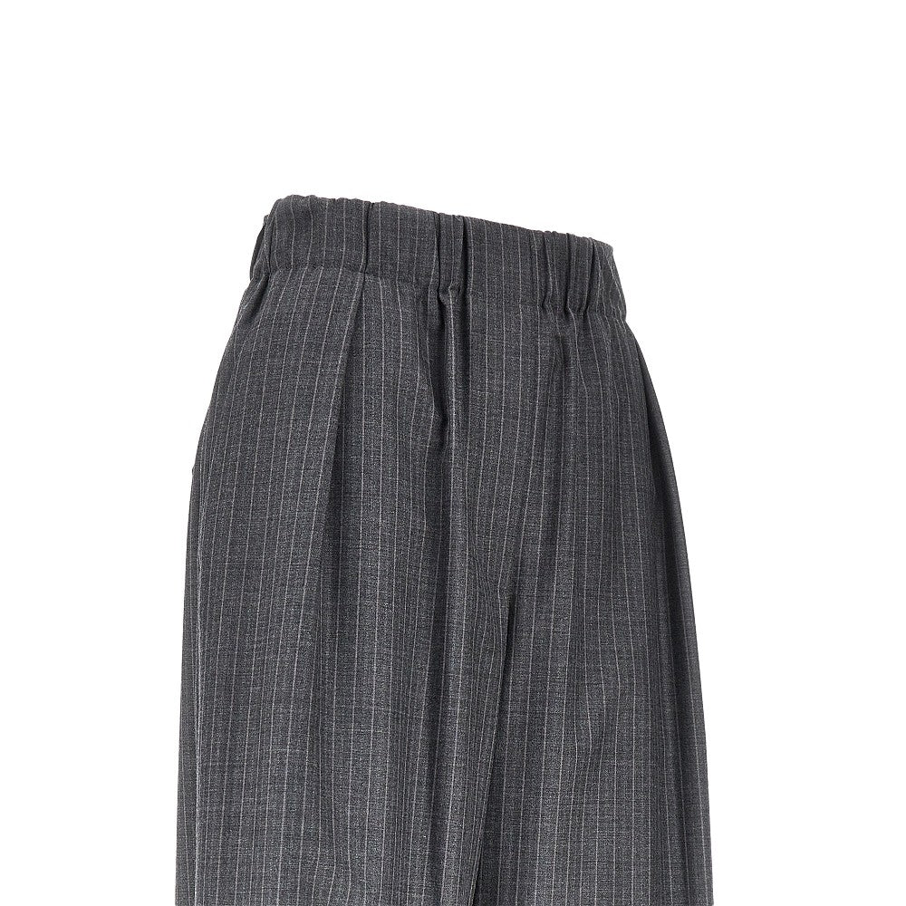 JIL SANDER Pinstriped wool pants