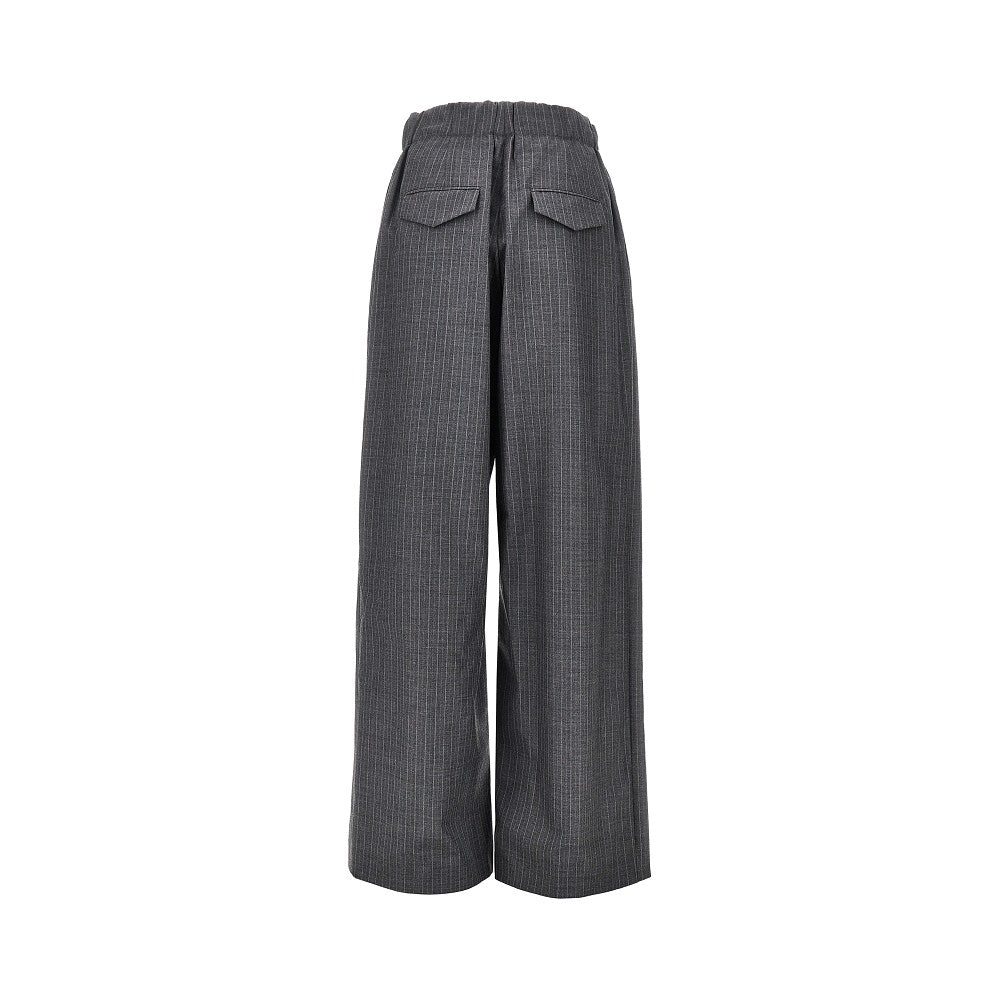 JIL SANDER Pinstriped wool pants