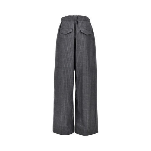 JIL SANDER Pinstriped wool pants