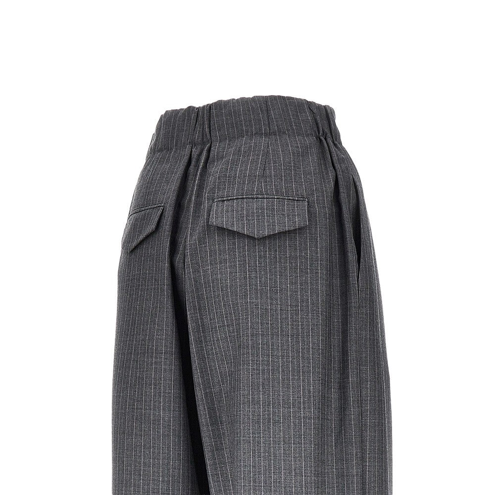 JIL SANDER Pinstriped wool pants