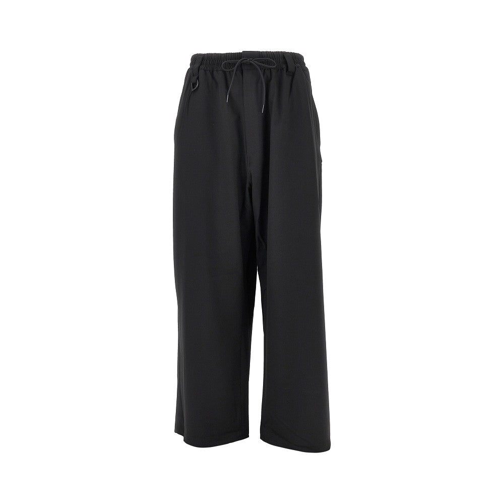 Y3 Straight leg wool-blend pants