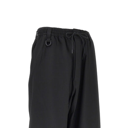 Y3 Straight leg wool-blend pants