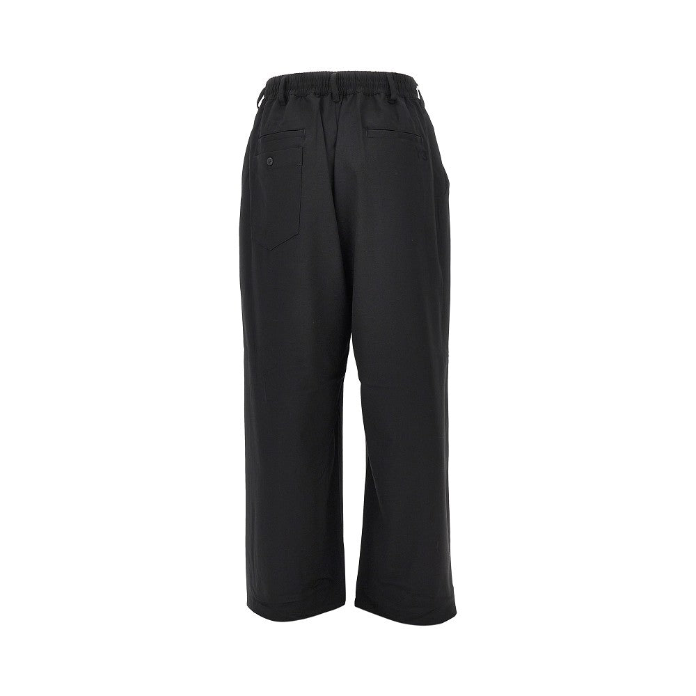Y3 Straight leg wool-blend pants