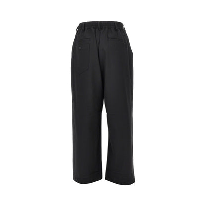 Y3 Straight leg wool-blend pants