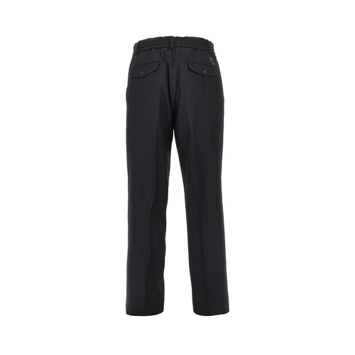 Moncler Wool tailored pants with elasticated waist