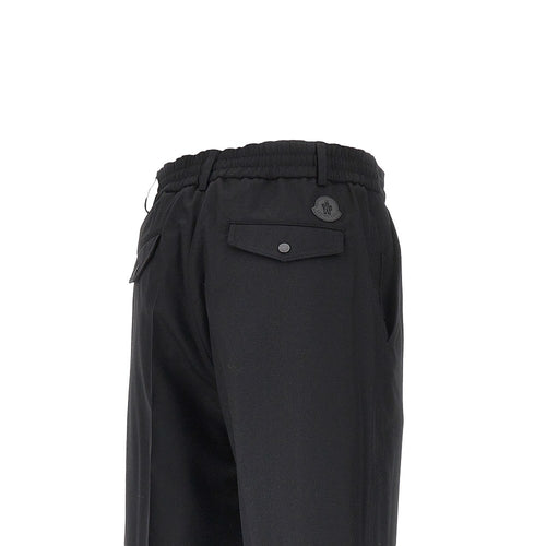 Moncler Wool tailored pants with elasticated waist