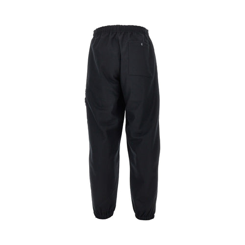 STONE ISLAND Flannel pants with Logo Badge