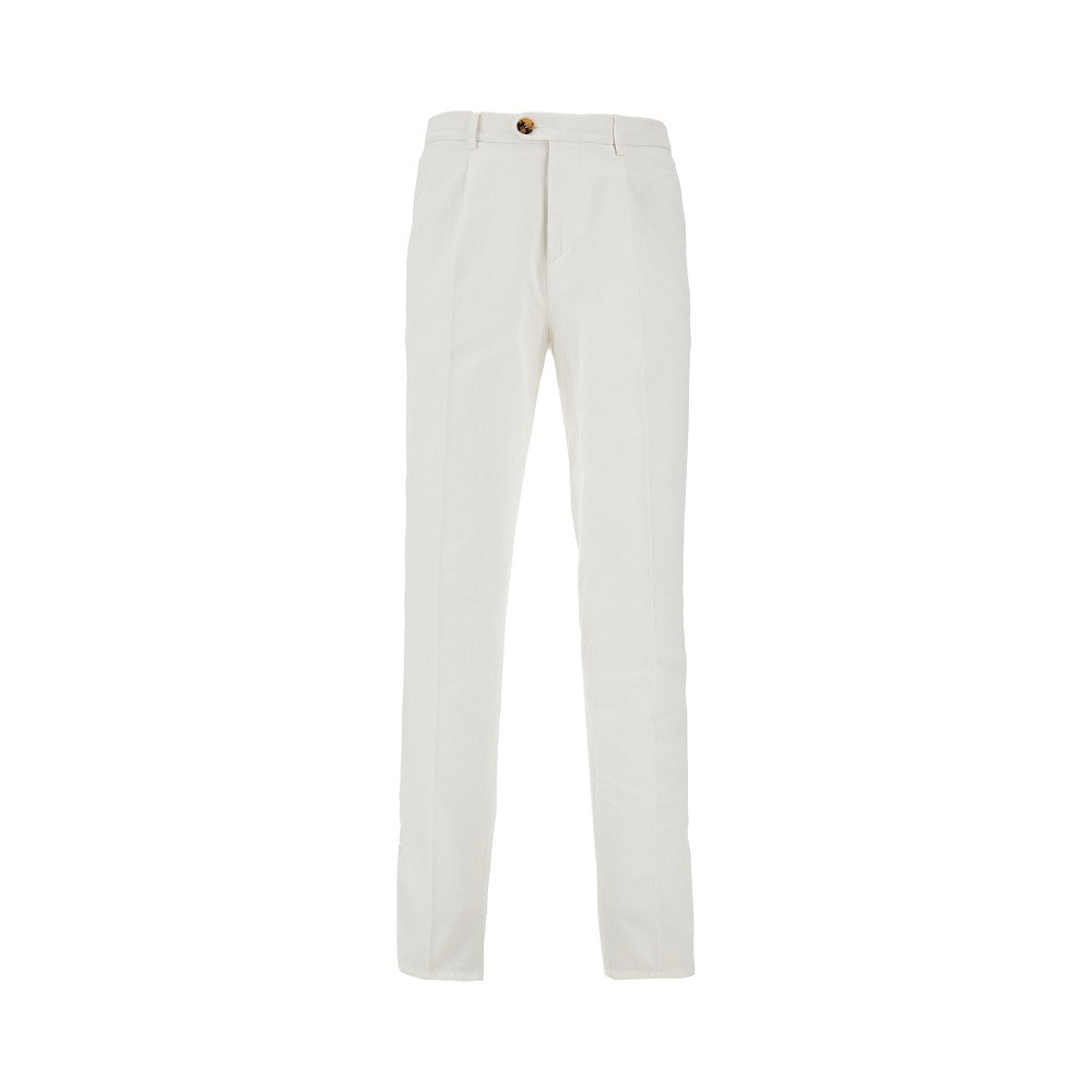 BRUNELLO CUCINELLI Gabardine pants with dart