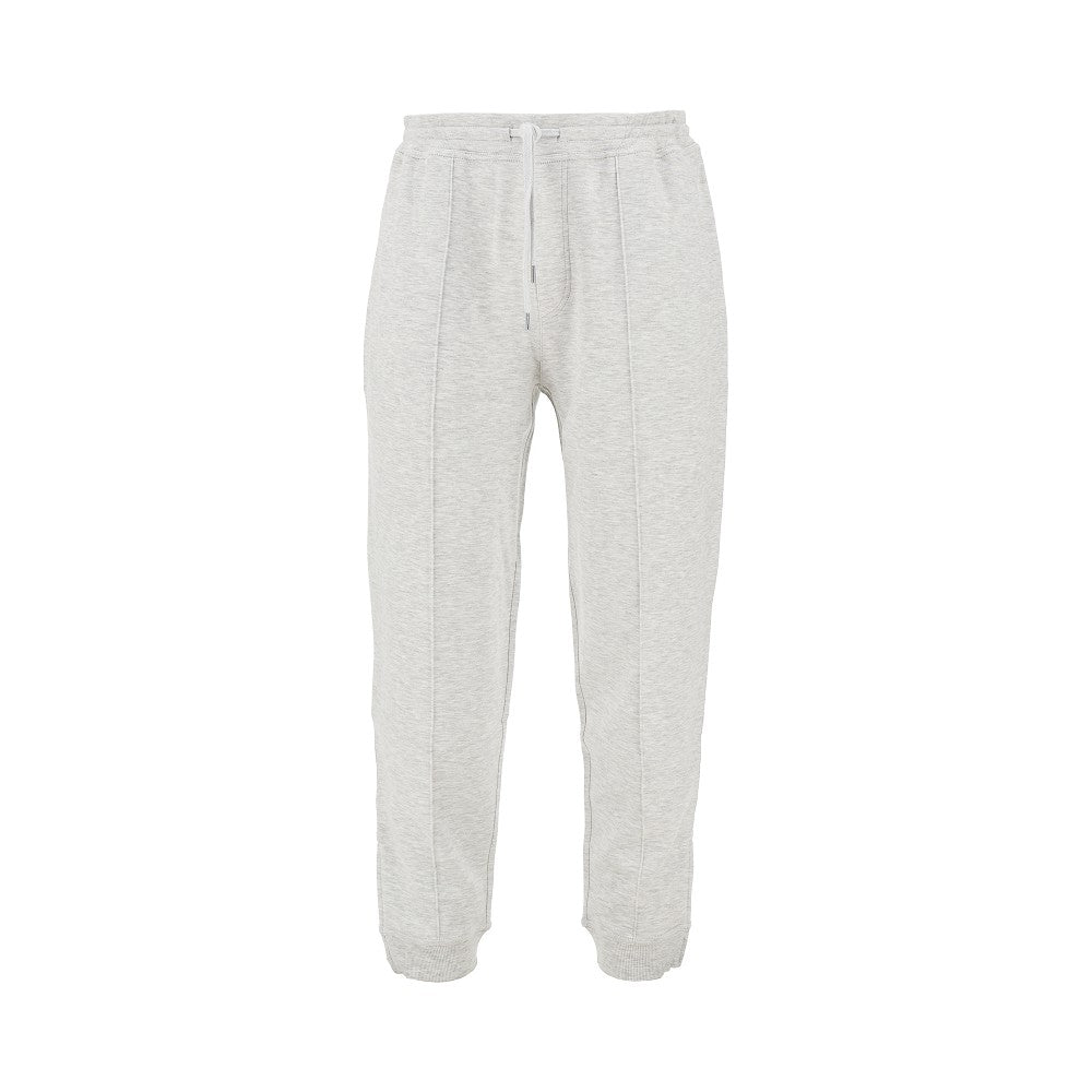 BRUNELLO CUCINELLI Mélange double jersey sweatpants