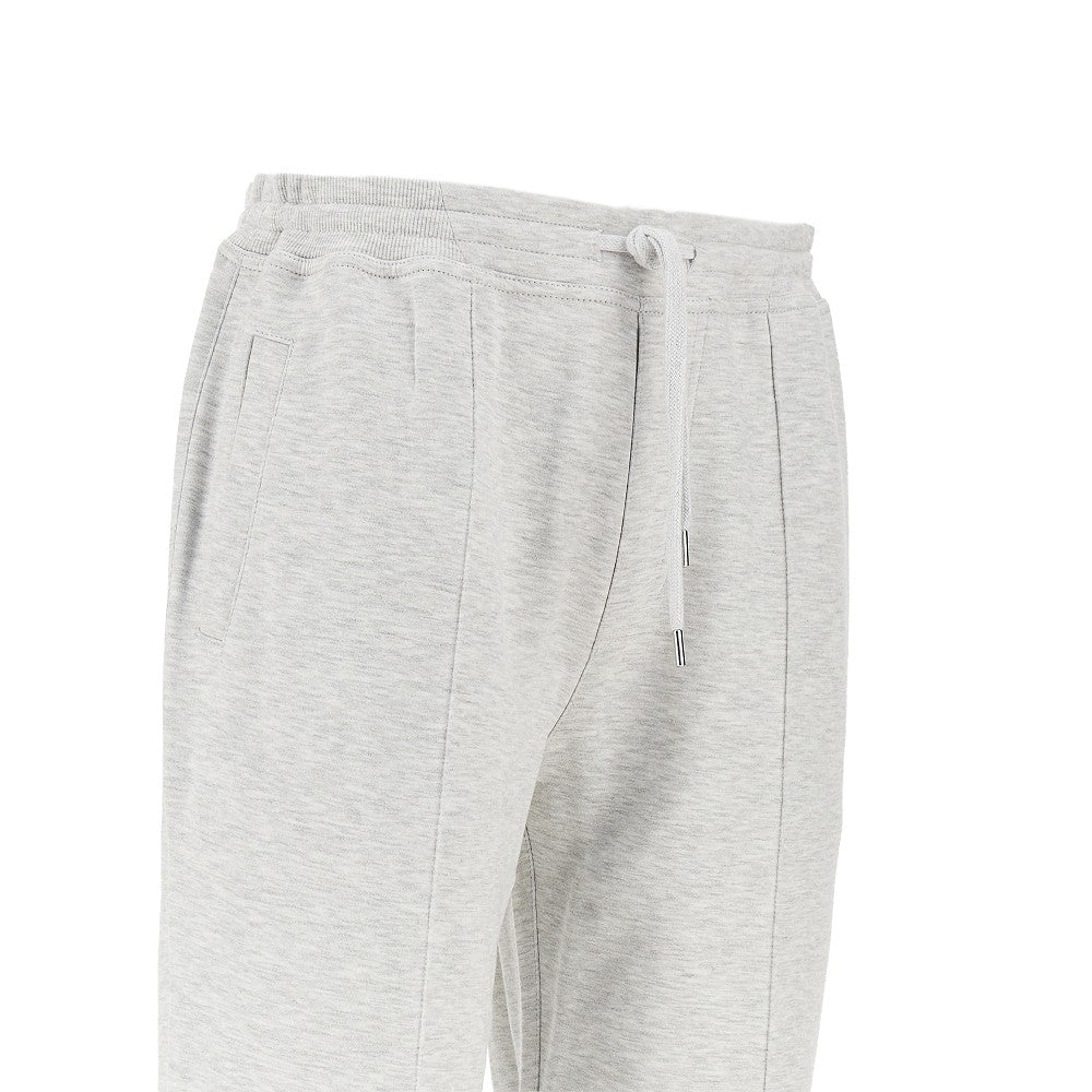 BRUNELLO CUCINELLI Mélange double jersey sweatpants