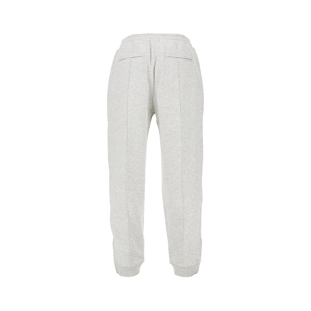 BRUNELLO CUCINELLI Mélange double jersey sweatpants