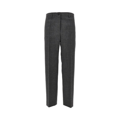 PRADA Wool canvas tailored pants