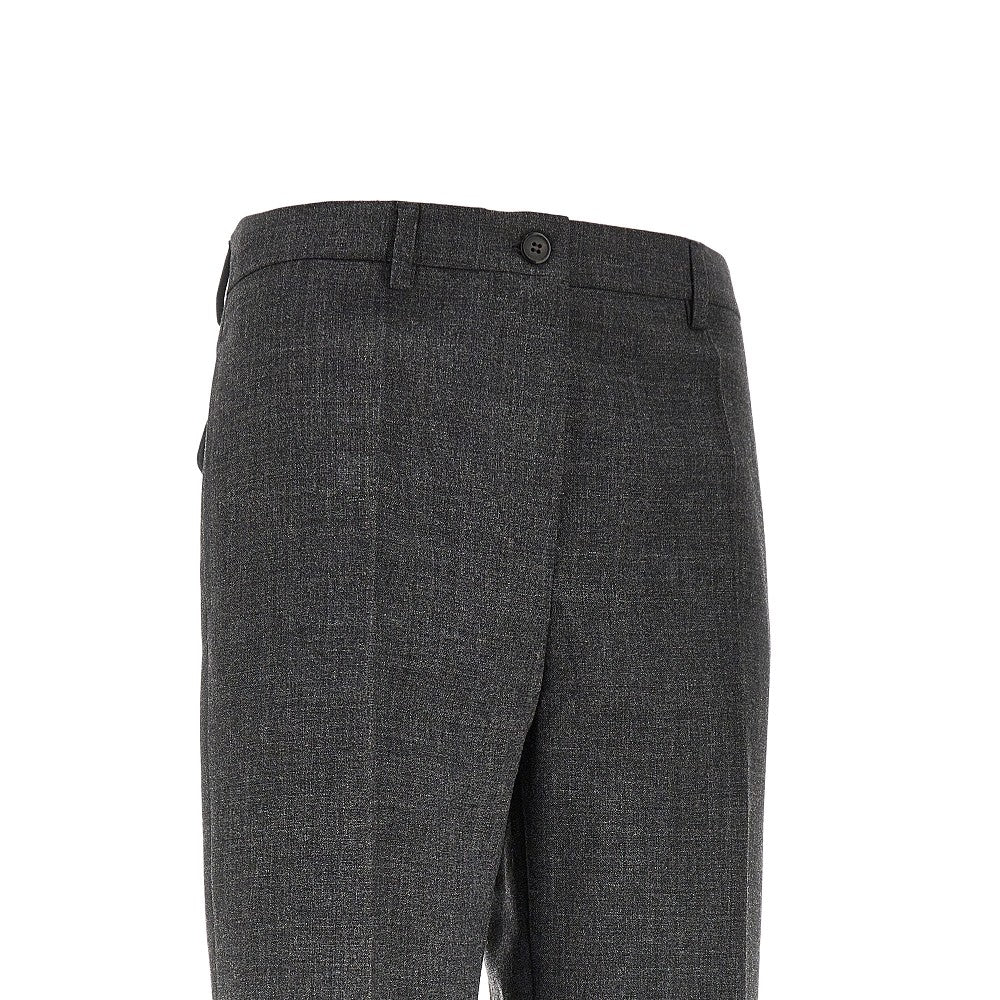 PRADA Wool canvas tailored pants