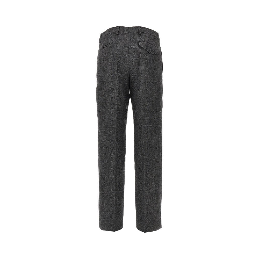 PRADA Wool canvas tailored pants