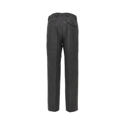 PRADA Wool canvas tailored pants