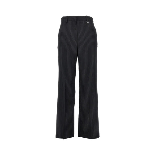 ISABEL MARANT Wool-blend pinstriped pants
