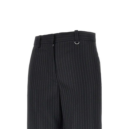 ISABEL MARANT Wool-blend pinstriped pants