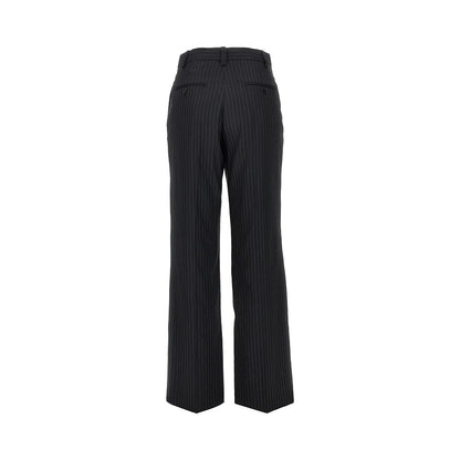 ISABEL MARANT Wool-blend pinstriped pants