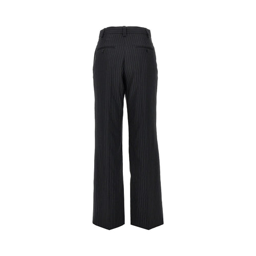 ISABEL MARANT Wool-blend pinstriped pants