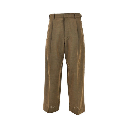 Lemaire Wool and mohair tailored pants with pleat