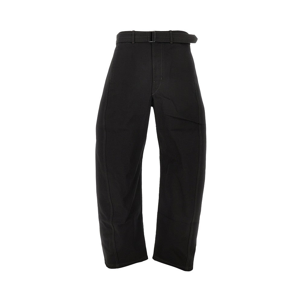 Lemaire 'Twisted' denim pants with belt