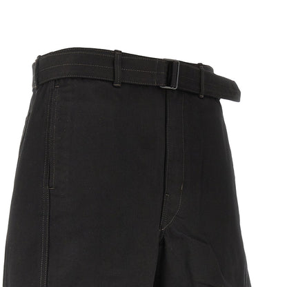 Lemaire 'Twisted' denim pants with belt