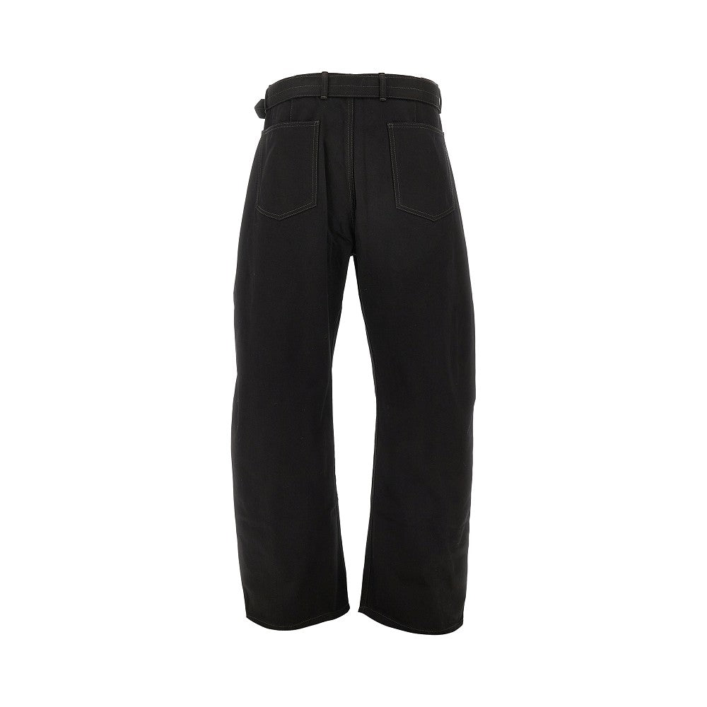 Lemaire 'Twisted' denim pants with belt